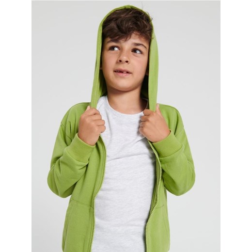 Sinsay - Bluza rozpinana - zielony ze sklepu Sinsay w kategorii Bluzy chłopięce - zdjęcie 161364474