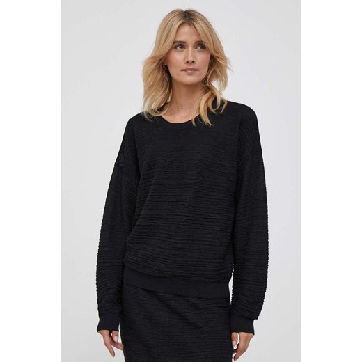 Sweter damski Sisley casual z okrągłym dekoltem 
