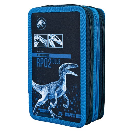 Jurassic World Piórnik &quot;Jurassic World&quot; w kolorze granatowym - 20 x 13 Jurassic World onesize wyprzedaż Limango Polska