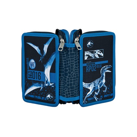 Jurassic World Piórnik &quot;Jurassic World&quot; w kolorze granatowym - 20 x 13 Jurassic World onesize promocja Limango Polska