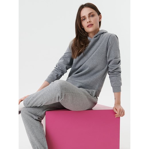 Sinsay - Bluza z kapturem - szary Sinsay S Sinsay