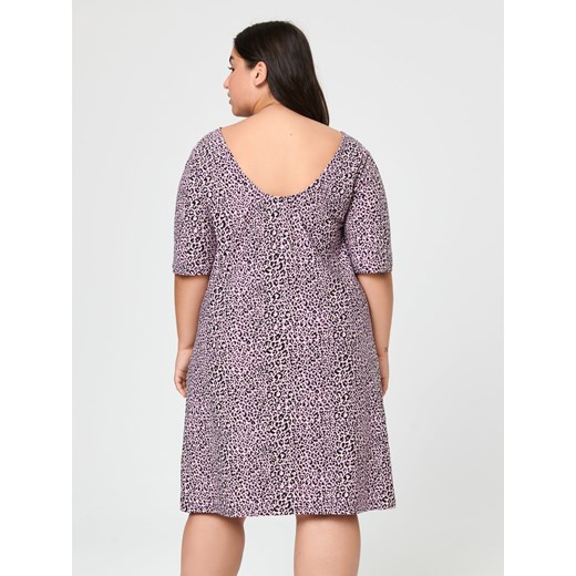 Sukienka Sinsay z krótkim rękawem midi 