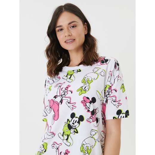 Sinsay - Koszula nocna Disney - biały Sinsay M okazja Sinsay