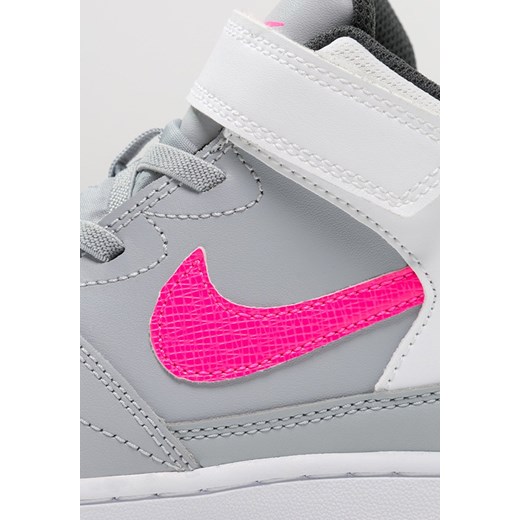 Nike Sportswear PRIORITY MID Tenisówki i Trampki wysokie wolf grey/pink pow/anthracite/white zalando szary sztuczna