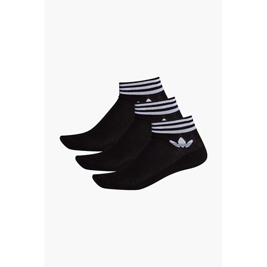 adidas Originals skarpetki 3-pack kolor czarny EE1151 ze sklepu PRM w kategorii Skarpetki damskie - zdjęcie 161391254