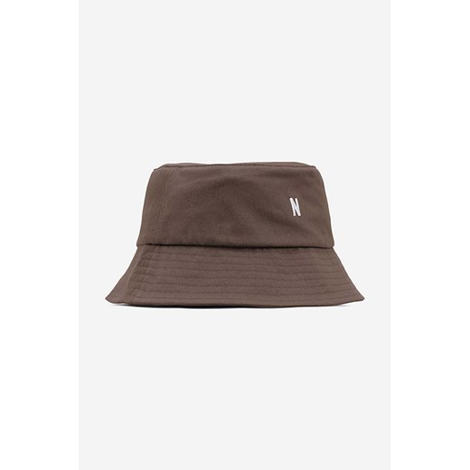 Norse Projects kapelusz bawełniany kolor brązowy bawełniany N80.0101.2067-2067 ze sklepu PRM w kategorii Kapelusze damskie - zdjęcie 161391353