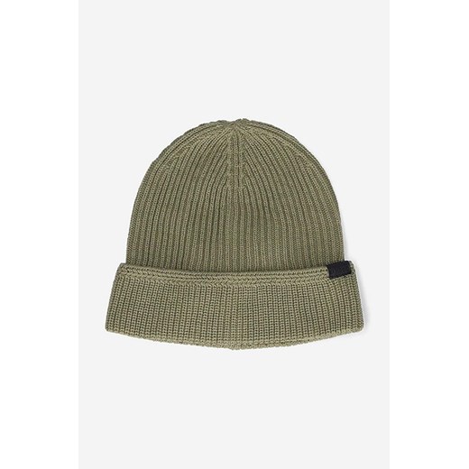 Kangol czapka kolor zielony z grubej dzianiny K0702CO-FLANNEL ze sklepu PRM w kategorii Czapki zimowe damskie - zdjęcie 161391561