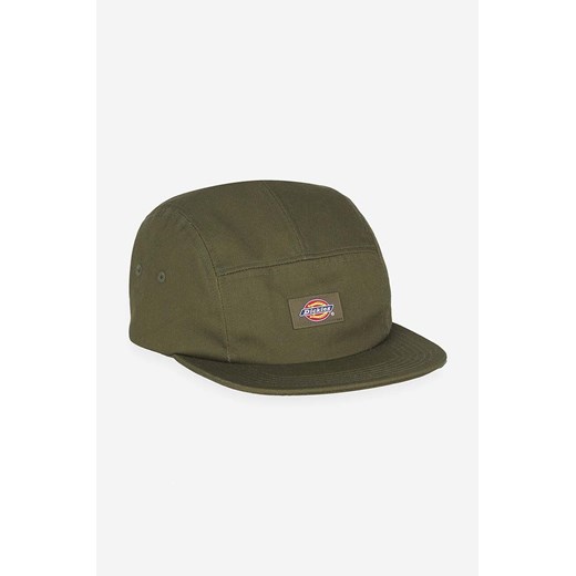 Dickies czapka z daszkiem kolor zielony gładka DK0A4XC1MGR-GREEN Dickies ONE PRM