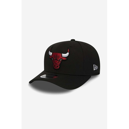 New Era czapka z daszkiem Stretch Fifty Bulls kolor czarny z aplikacją New Era M/L PRM