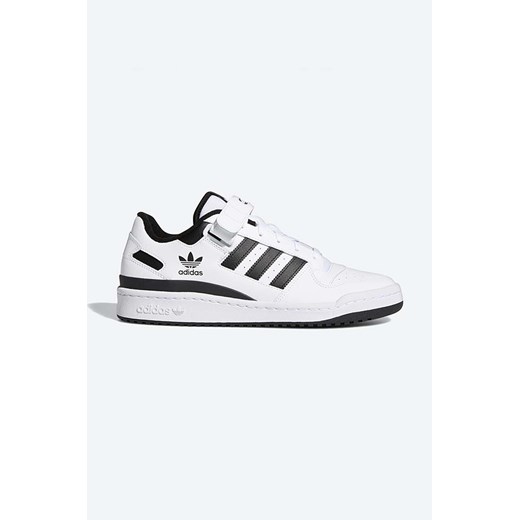 adidas Originals sneakersy skórzane Forum Low FY7757 kolor biały ze sklepu PRM w kategorii Buty sportowe damskie - zdjęcie 161392022
