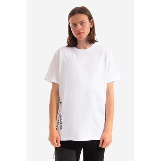 Maharishi t-shirt bawełniany kolor biały z nadrukiem 9752.WHITE-WHITE ze sklepu PRM w kategorii T-shirty męskie - zdjęcie 161393234