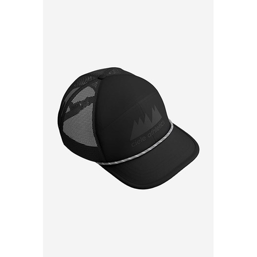Ciele Athletics czapka z daszkiem kolor czarny z nadrukiem CLTRKCSCRL.BK001-BK001 ze sklepu PRM w kategorii Czapki z daszkiem damskie - zdjęcie 161394134