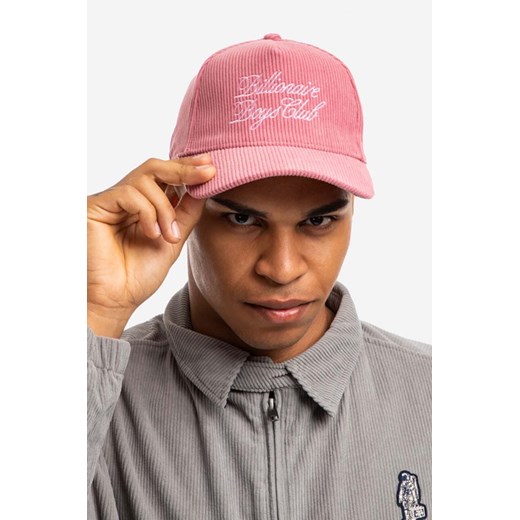 Billionaire Boys Club czapka z daszkiem Corduroy Cap B22241 PINK kolor różowy z Billionaire Boys Club ONE okazyjna cena PRM