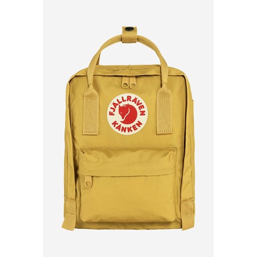 Fjallraven plecak Kanken Mini kolor żółty mały z aplikacją F23561.135-135 ze sklepu PRM w kategorii Plecaki - zdjęcie 161394474