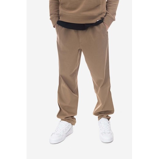 Norse Projects spodnie Ezra Relaxed Organic Stretch Twill Trouser męskie kolor beżowy proste N25.0369.0966 ze sklepu PRM w kategorii Spodnie męskie - zdjęcie 161394934