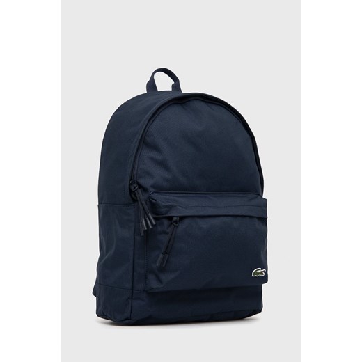 Lacoste plecak męski kolor granatowy duży gładki NH4099NE-992 Lacoste ONE wyprzedaż PRM