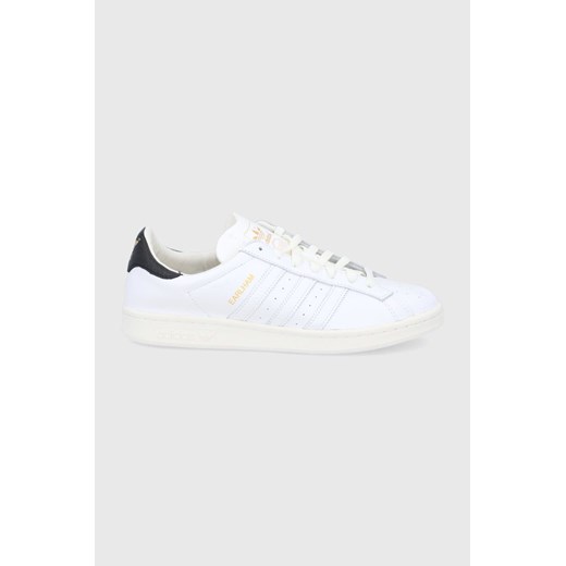 adidas Originals buty skórzane Earlham GW5758 kolor biały ze sklepu PRM w kategorii Buty sportowe męskie - zdjęcie 161396233