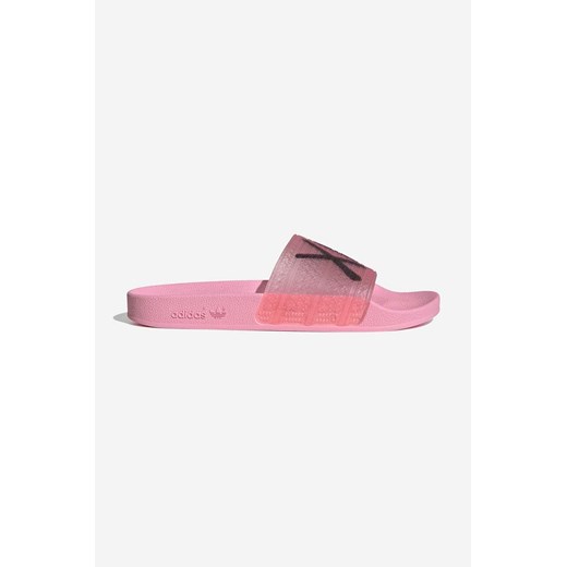 adidas Originals klapki Adilette HQ6856 kolor różowy HQ6856-ROZOWY ze sklepu PRM w kategorii Klapki damskie - zdjęcie 161396364
