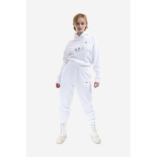 MCQ spodnie dresowe bawełniane kolor biały gładkie 676944RSJ769000-WHITE M wyprzedaż PRM