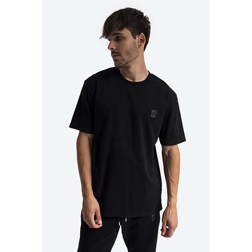 Filling Pieces t-shirt bawełniany Lux Tee kolor czarny gładki 88113731861 ze sklepu PRM w kategorii T-shirty męskie - zdjęcie 161397340