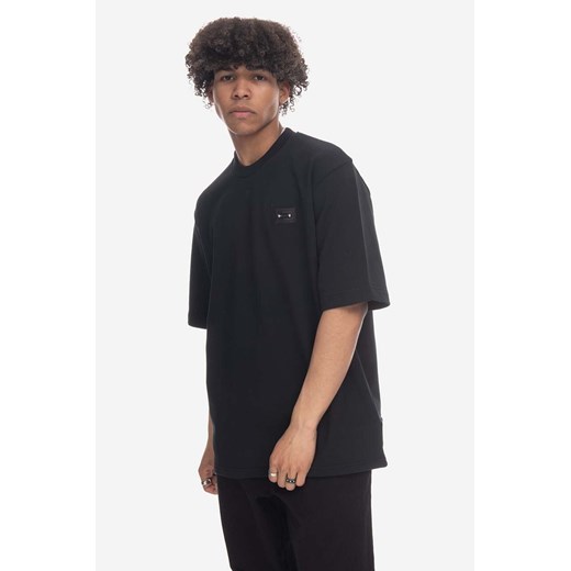 Neil Barett t-shirt bawełniany kolor czarny gładki PBJS183.U514C-3579 ze sklepu PRM w kategorii T-shirty męskie - zdjęcie 161397434