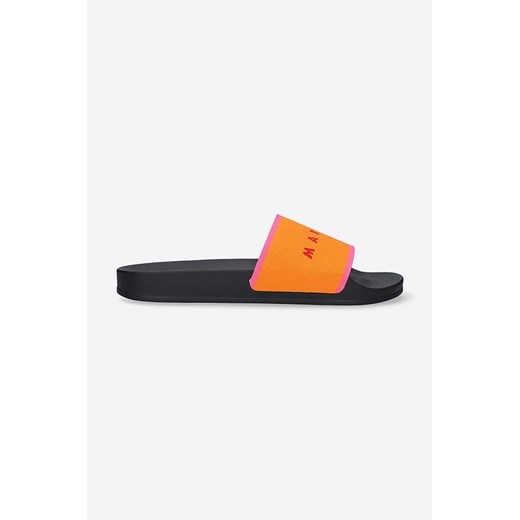 Marni klapki Sandal męskie kolor pomarańczowy SAMR003202.P4547.ZO103-POMARA 44 PRM okazja