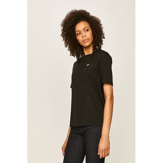 Lacoste t-shirt bawełniany kolor czarny TF5441-001 ze sklepu PRM w kategorii Bluzki damskie - zdjęcie 161397964