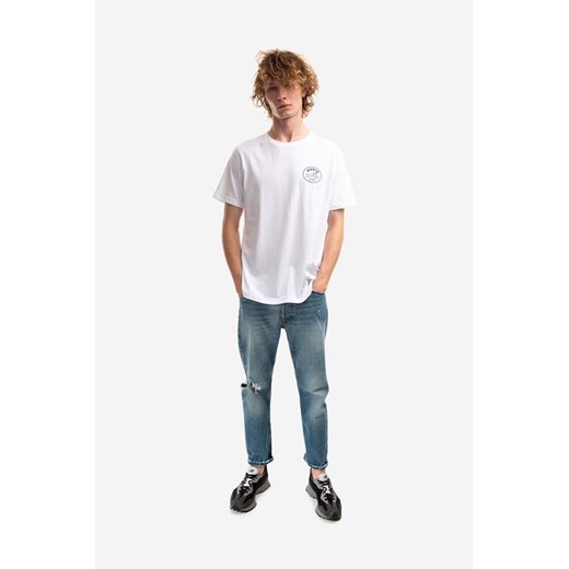 Makia t-shirt bawełniany kolor biały wzorzysty Boat T-shirt M21359 001 Makia XL promocja PRM