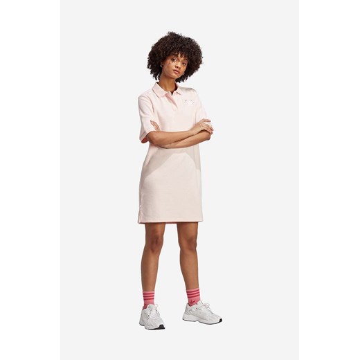adidas sukienka Polo kolor różowy mini prosta IP3754-ROZOWY 38 okazja PRM