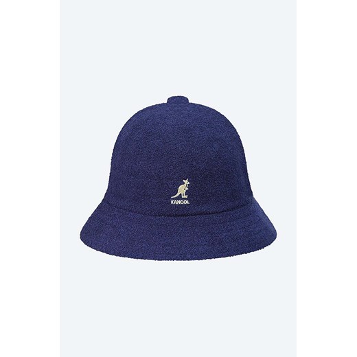 Kangol kapelusz Bermuda Casual kolor granatowy 0397BC.NAVY-NAVY ze sklepu PRM w kategorii Kapelusze damskie - zdjęcie 161399402