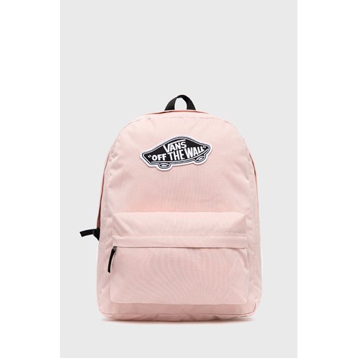 Vans Plecak damski kolor różowy duży z aplikacją VN0A3UI6ZJY1-pink Vans ONE PRM