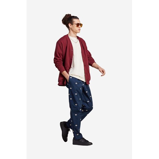 adidas Originals spodnie Hta Chino męskie kolor granatowy wzorzyste XL PRM