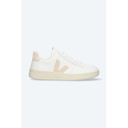 Veja sneakersy skórzane V-12 XD022335 kolor biały ze sklepu PRM w kategorii Buty sportowe damskie - zdjęcie 161400441