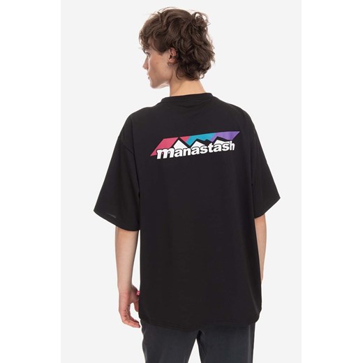 Manastash t-shirt kolor czarny z nadrukiem 7923134048-10 ze sklepu PRM w kategorii T-shirty męskie - zdjęcie 161401212