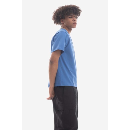 Ader Error t-shirt męski kolor niebieski z aplikacją BMADSSTS0101BL-BL ze sklepu PRM w kategorii T-shirty męskie - zdjęcie 161401400