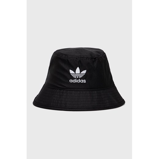 adidas Originals kapelusz kolor czarny HL6884-BLACK ze sklepu PRM w kategorii Kapelusze damskie - zdjęcie 161402991