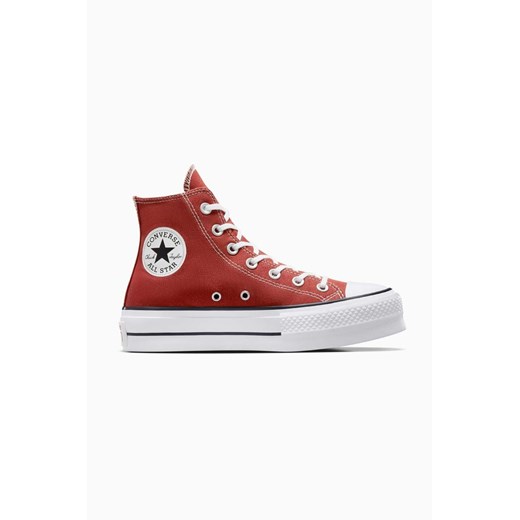 Converse trampki Chuck Taylor All Star Lift damskie kolor czerwony A06896C Converse 36 okazyjna cena PRM