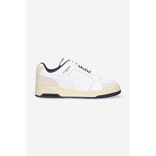 Puma sneakersy skórzane Slipstream Lo Retro kolor biały ze sklepu PRM w kategorii Buty sportowe męskie - zdjęcie 161404673