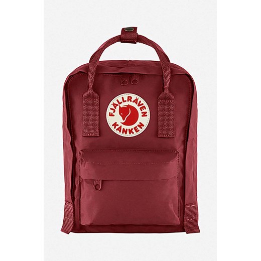 Fjallraven plecak Kanken Mini kolor czerwony mały z aplikacją F23561.326-326 ze sklepu PRM w kategorii Plecaki - zdjęcie 161405122