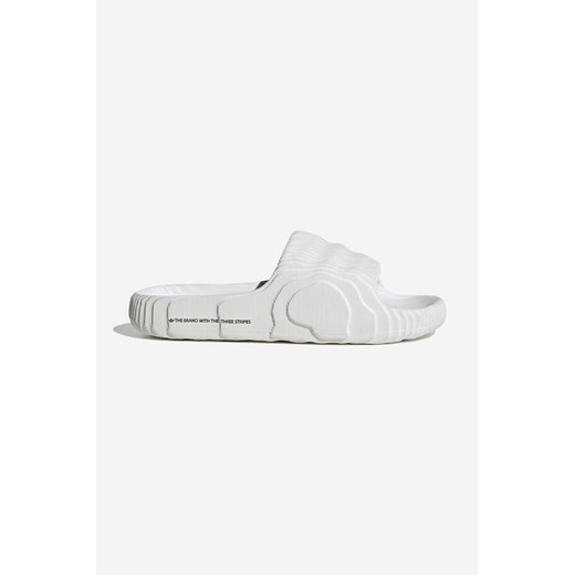adidas Originals klapki Adilette HQ4672 kolor biały HQ4672 ze sklepu PRM w kategorii Klapki męskie - zdjęcie 161405314