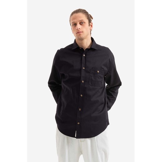 Drôle de Monsieur koszula męska kolor czarny regular z kołnierzykiem klasycznym SH100.NAVY-NAVY ze sklepu PRM w kategorii Koszule męskie - zdjęcie 161405762