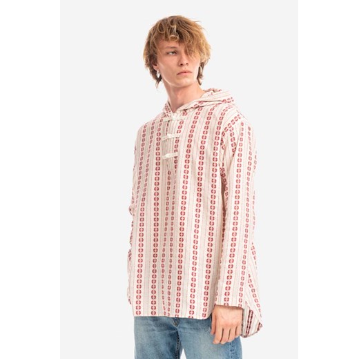 CLOT koszula męska kolor beżowy regular CLSHS20023.WHITE-WHITE ze sklepu PRM w kategorii Koszule męskie - zdjęcie 161405802