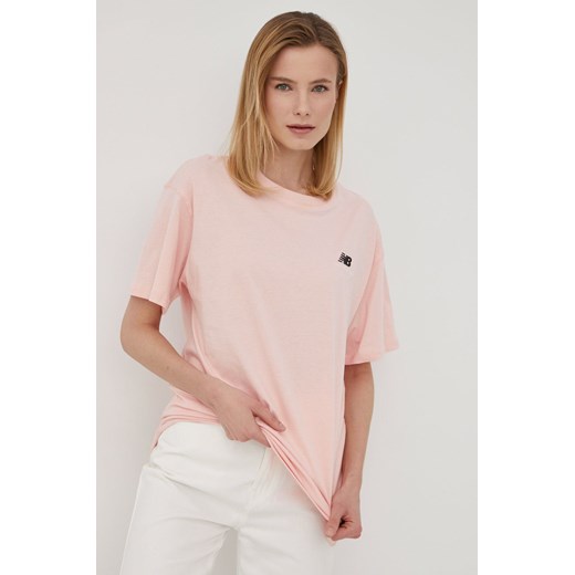 New Balance t-shirt bawełniany UT21503PIE kolor różowy UT21503PIE-PIE New Balance XS/S PRM