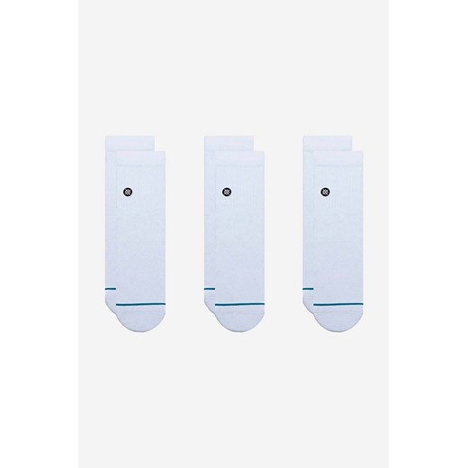 Stance skarpetki Icon Quarter 3-pack kolor biały A356A21IQP-WHT ze sklepu PRM w kategorii Skarpetki damskie - zdjęcie 161405954