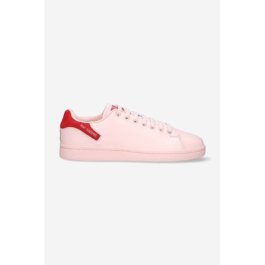 Raf Simons sneakersy skórzane Orion HR760002L.0310 kolor różowy HR760002L.0310-ROZOWY ze sklepu PRM w kategorii Buty sportowe damskie - zdjęcie 161406022