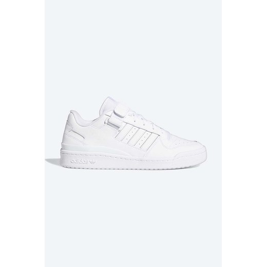 adidas Originals sneakersy skórzane Forum Low FY7755 kolor biały ze sklepu PRM w kategorii Buty sportowe męskie - zdjęcie 161406142