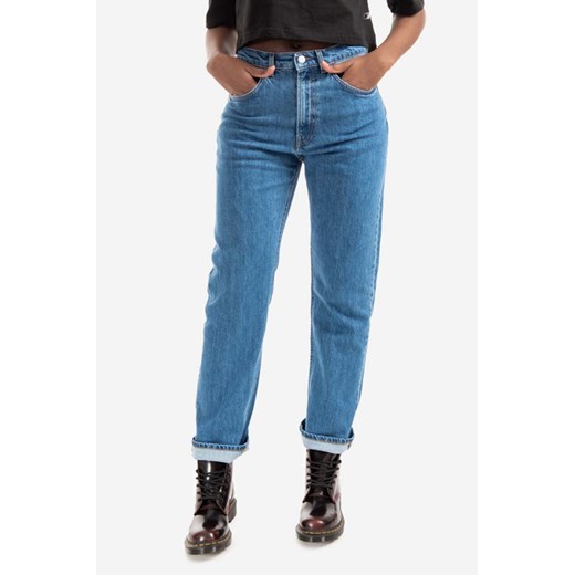 Norse Projects jeansy damskie kolor niebieski ze sklepu PRM w kategorii Jeansy damskie - zdjęcie 161407612