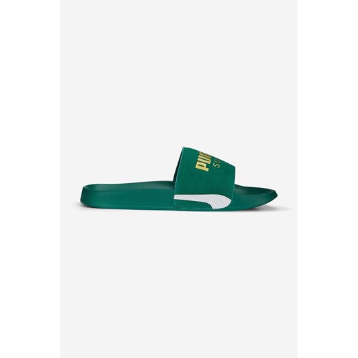 Puma klapki zamszowe Leadcat 2.0 Suede Classic męskie kolor zielony Puma 44.5 PRM