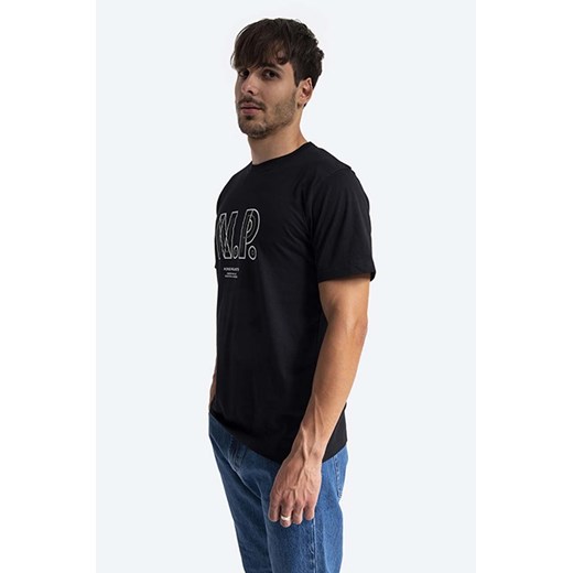 Norse Projects t-shirt bawełniany Niels Teknisk Logo kolor czarny z nadrukiem N01.0570.9999-9999 ze sklepu PRM w kategorii T-shirty męskie - zdjęcie 161408292