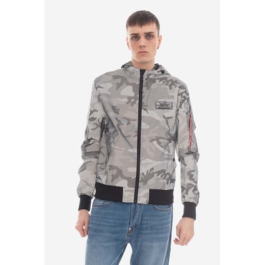 Alpha Industries kurtka kolor szary przejściowa 126138RC.125-SZARY ze sklepu PRM w kategorii Kurtki męskie - zdjęcie 161409041